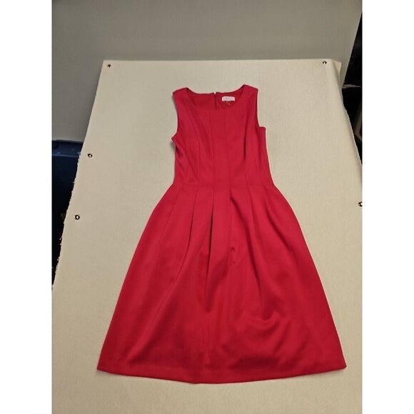 calvin klein dress Sleeveless Back Zip Fit Flare Lined Summer Size 4 - Picture 1 of 8